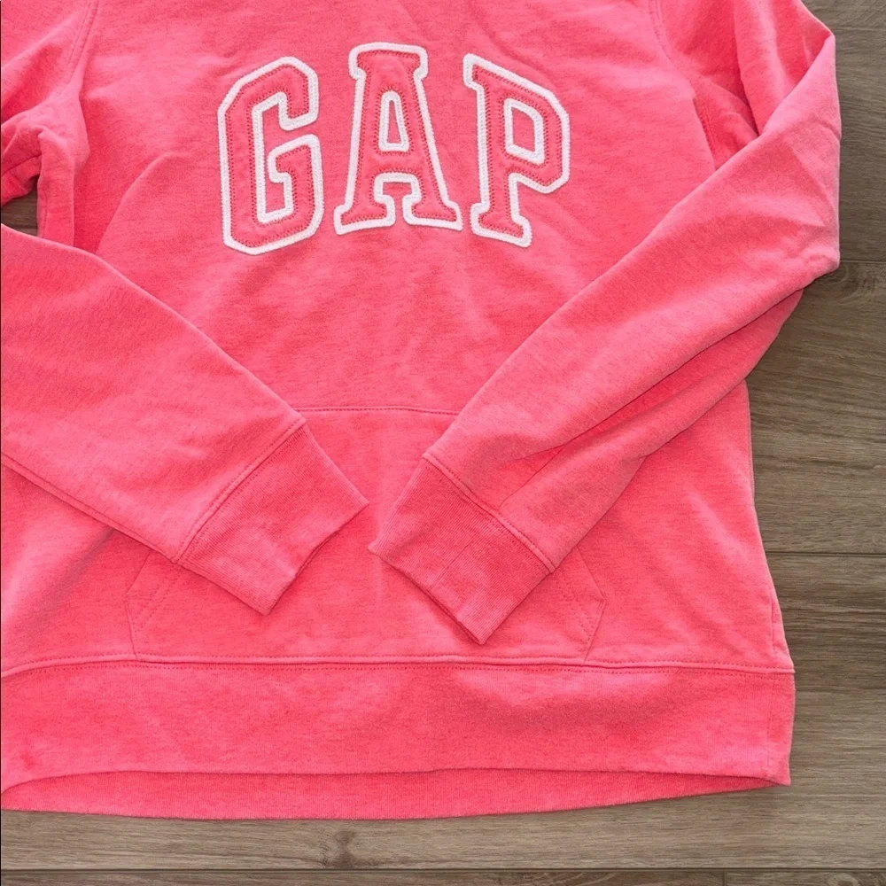 GAP Vibrant Pink Pullover Hoodie girls size medium
